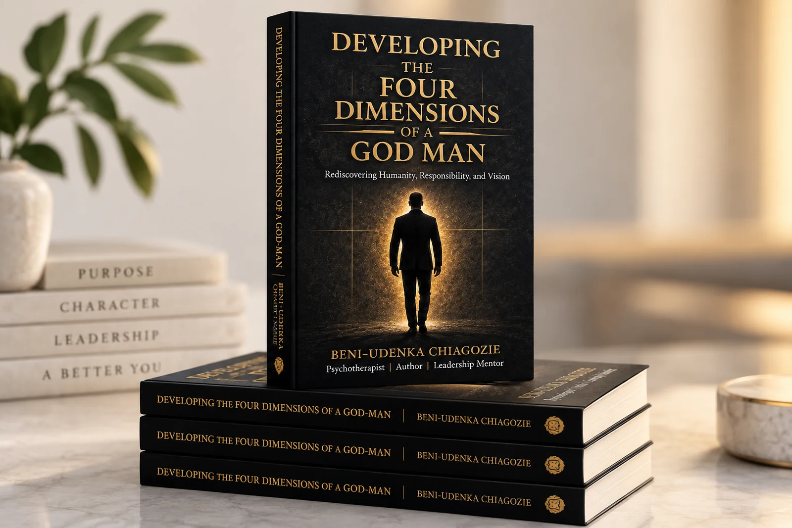Developing the Four Dimensions of a God-Man by Beni-Udenka Chiagozie, hardcover