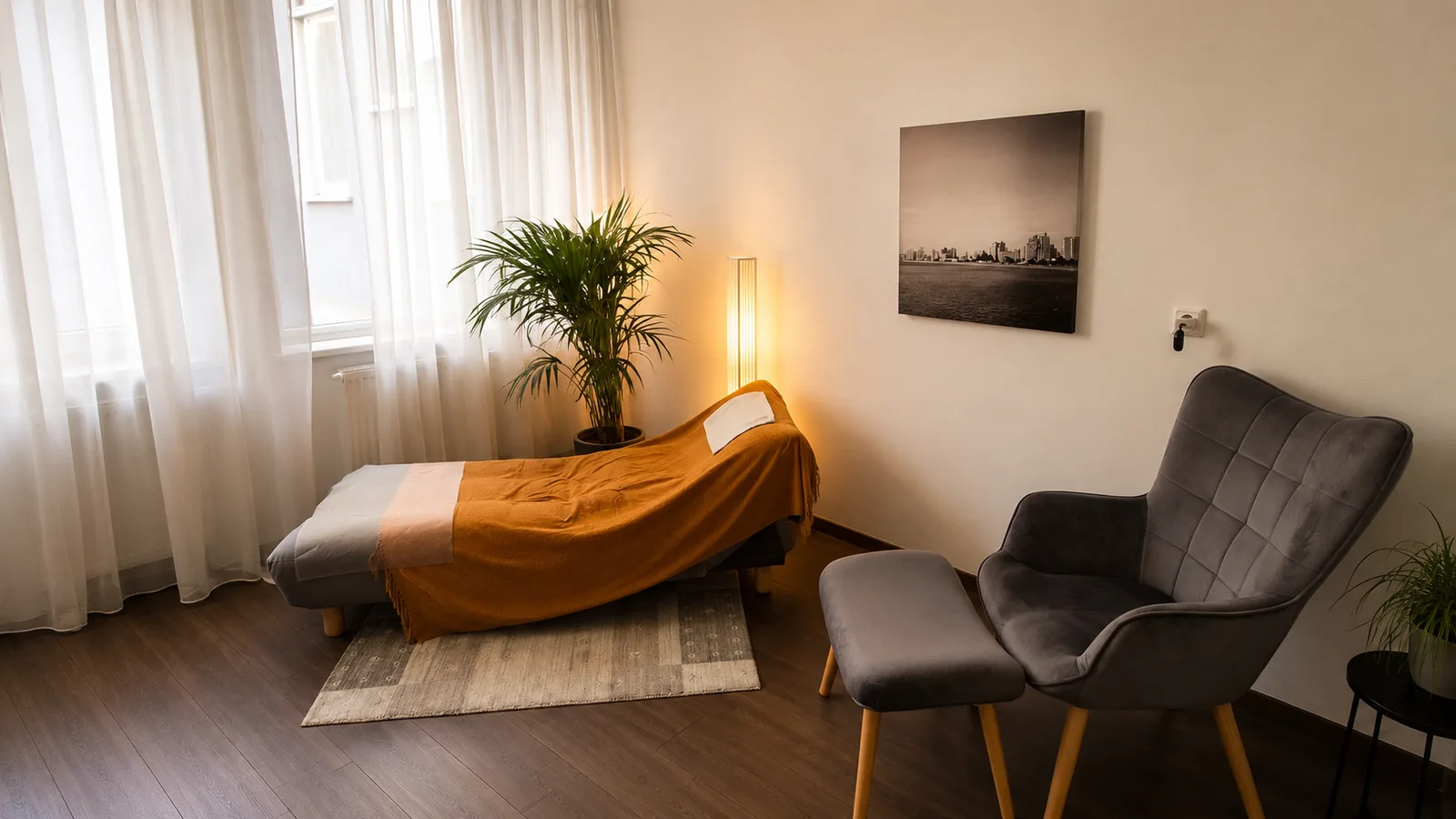 Consulting room at MindCare Vienna