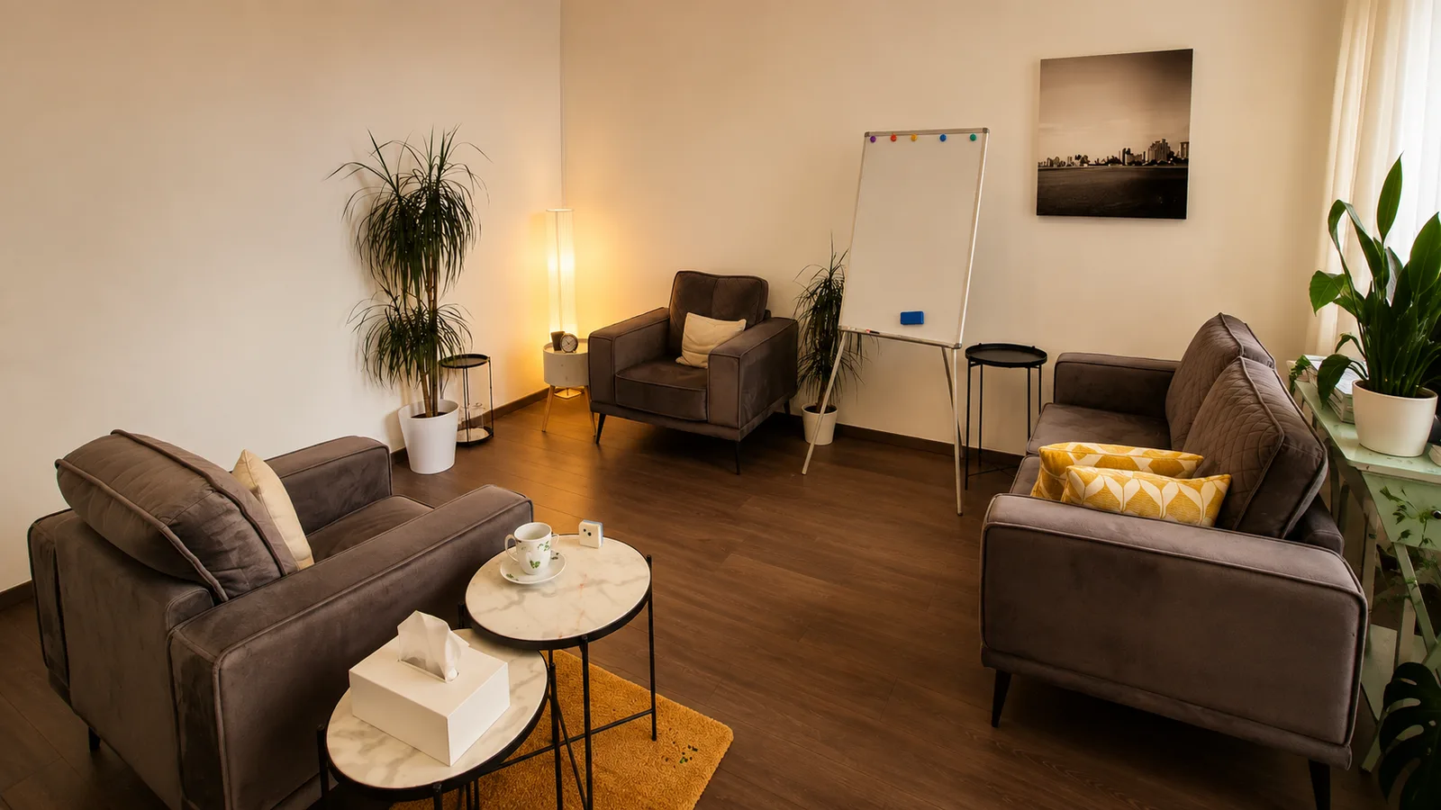 The MindCare therapy room in Vienna